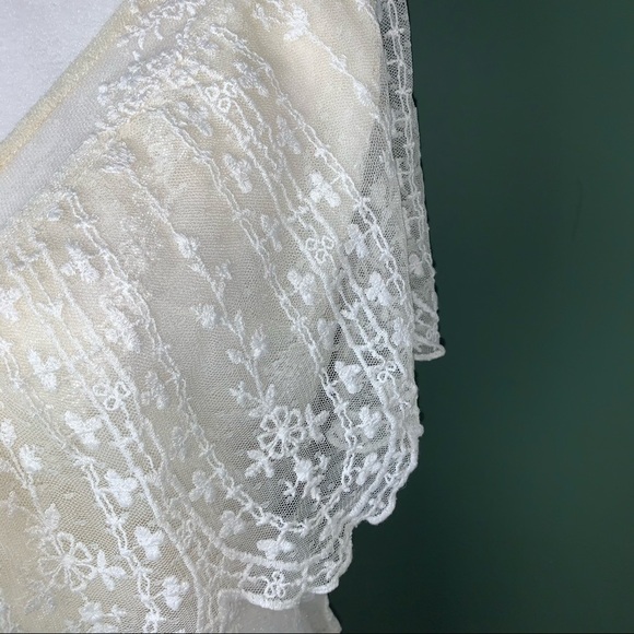 Topshop Lace Embroidered Shirt NWT - Picture 3 of 9